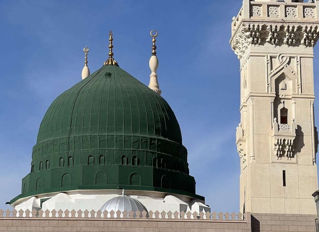 The Al-Masjid An-Nabawi Mosque in Saudi Arabia