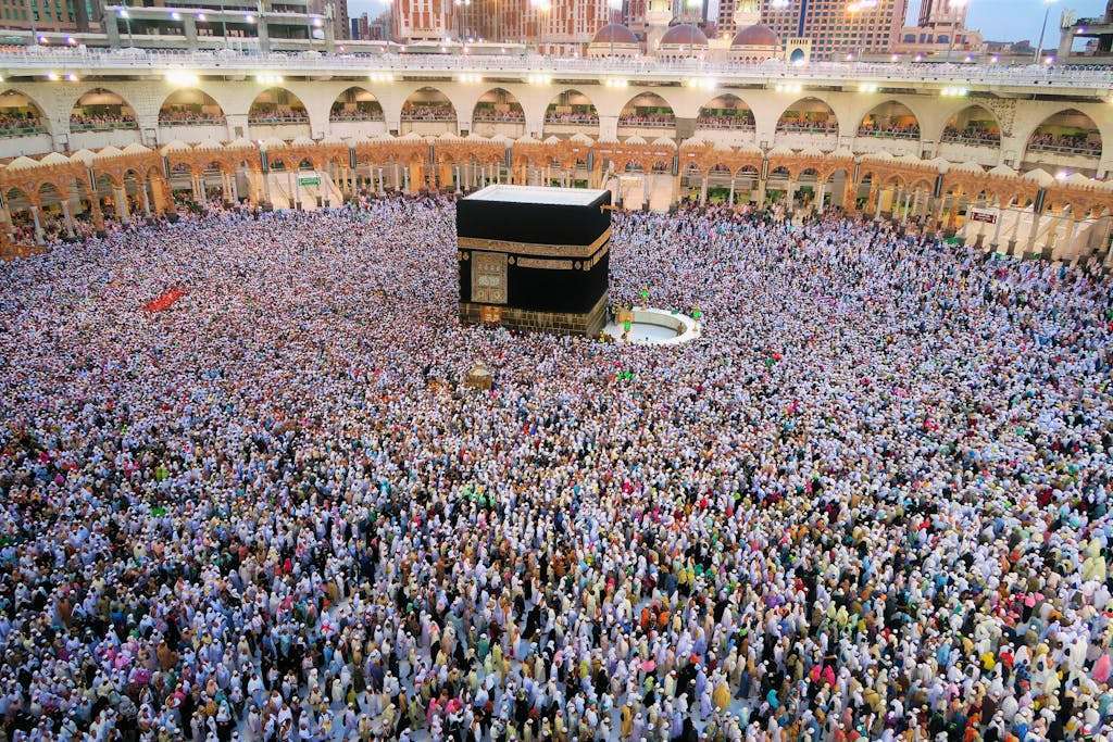 Photo Of People Gathered At Kaaba, Mecca, Saudi Arabia